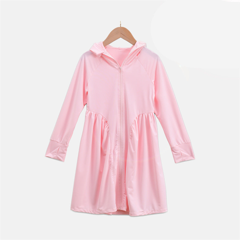 Damen atmungsaktive UV-Schutzjacke mit hohem Kragen EB
