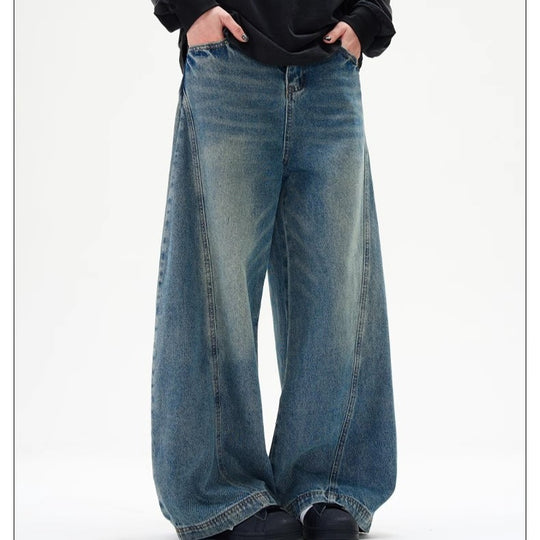 Damen Weit geschnittene Jeanshose EB