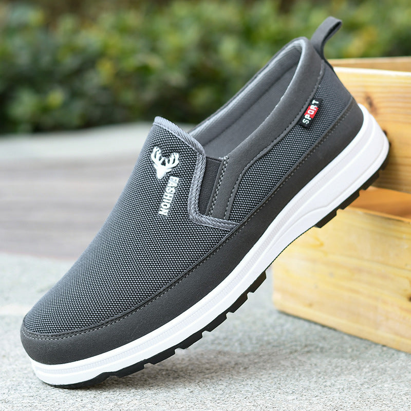 Damen Bequeme Slip-On Freizeitschuhe mit rutschfester Sohle EB