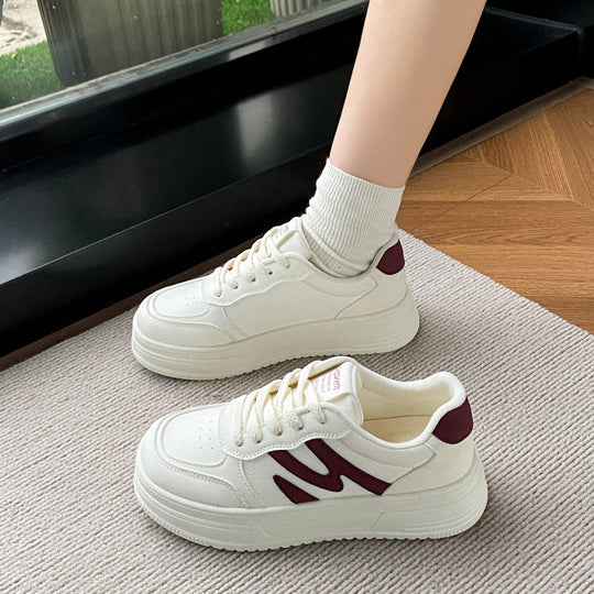 Damen Sneakers mit dicker Komfortsohle und modischem Logo EB