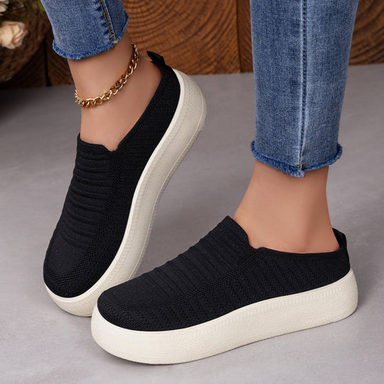 Damen Atmungsaktive und flexible Slip-On Sneakers EB