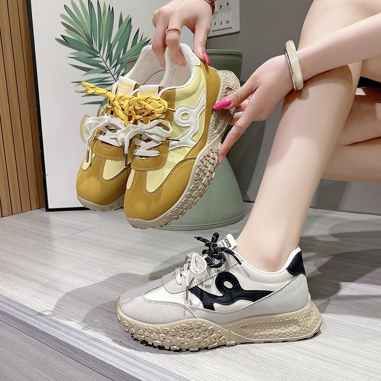 Damen Freizeit Sneakers mit überlegener Dämpfung und rutschfester Sohle EB