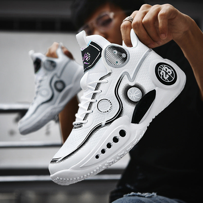 Damen Basketball Sneakers mit innovativem Dämpfungssystem und rutschfester Sohle EB