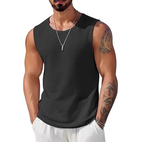 Herren Sportliches Tanktop mit atmungsaktiver Wabenstruktur EB