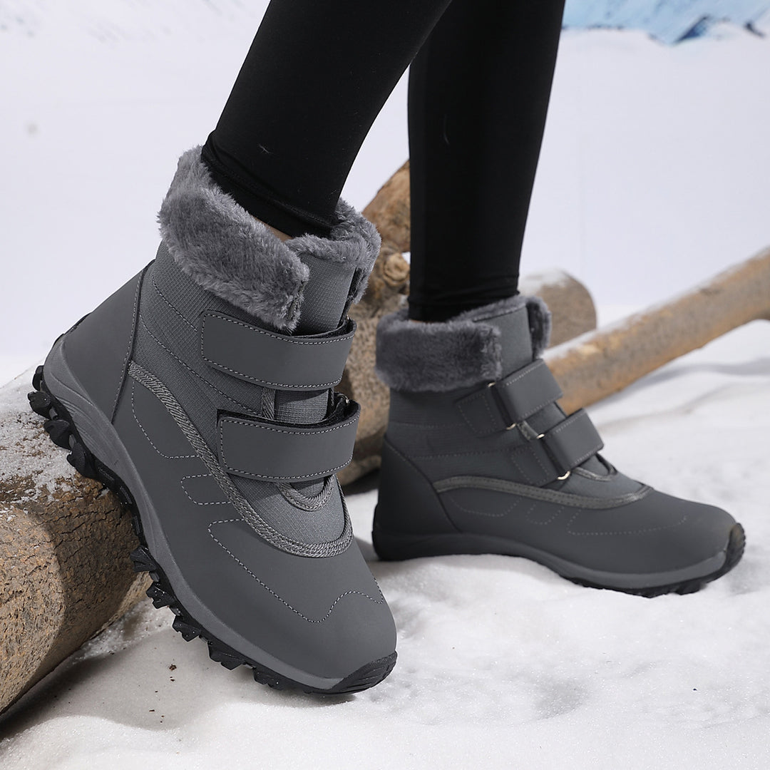 Damen Winterstiefel mit rutschfester Sohle und warmem Innenfutter EB