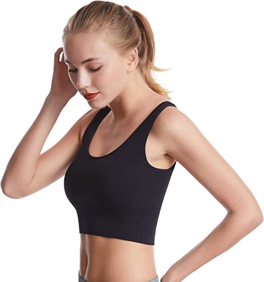 Damen Sportliches Cropped Top EB