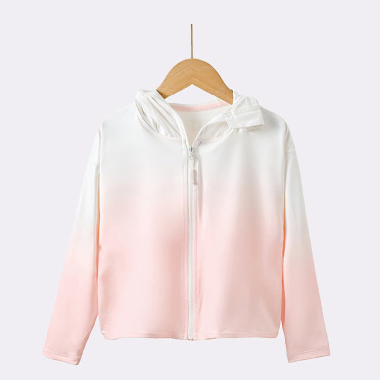 Jungen atmungsaktive Kapuzenjacke mit UV-Schutz EB