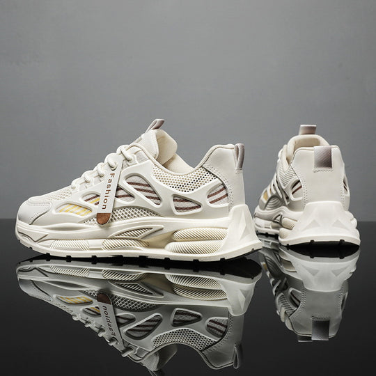 Damen sportliche Sneaker mit atmungsaktivem Netzmaterial und stabiler Dämpfung EB