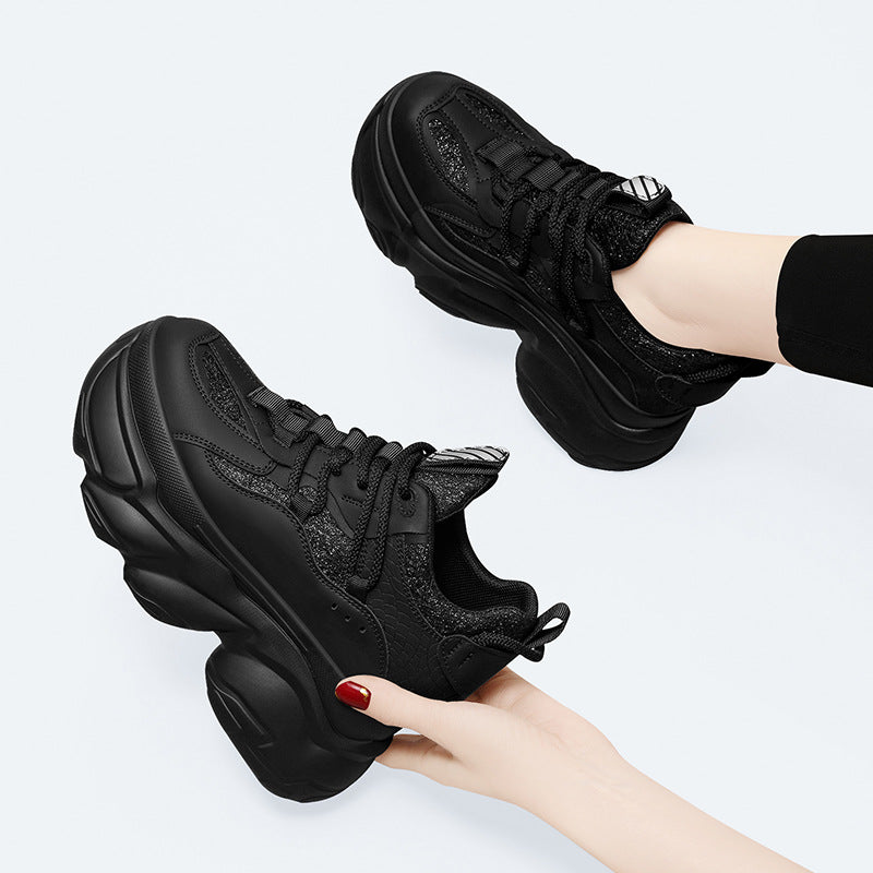 Damen Chunky Sneakers mit innovativem Dämpfungssystem und rutschfester Sohle EB