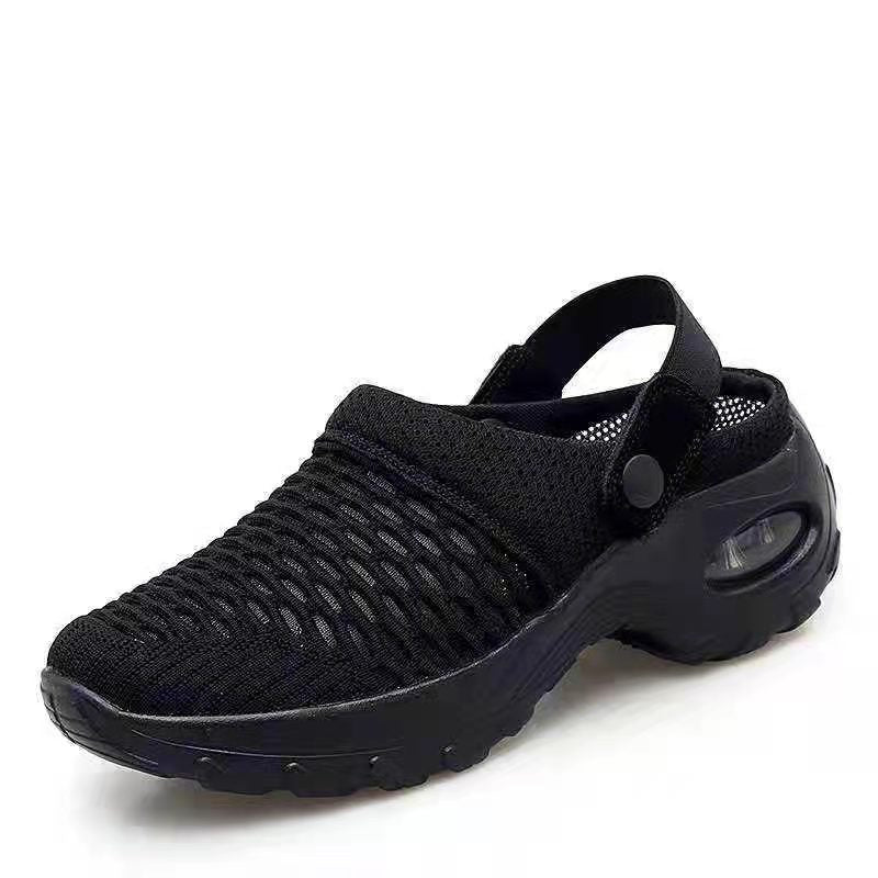 Damen  atmungsaktive Mesh-Clogs mit luftgepolsterter Dämpfungssohle und verstellbarem Fersenriemen EB