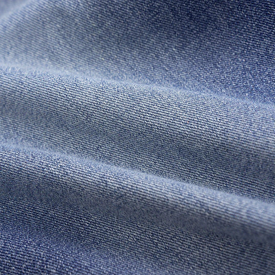 Damen nan hochgeschnittene Doppelbund-Jeansculotte mit weitem Cropped-Bein und sichtbaren Nahtpaneelen EB