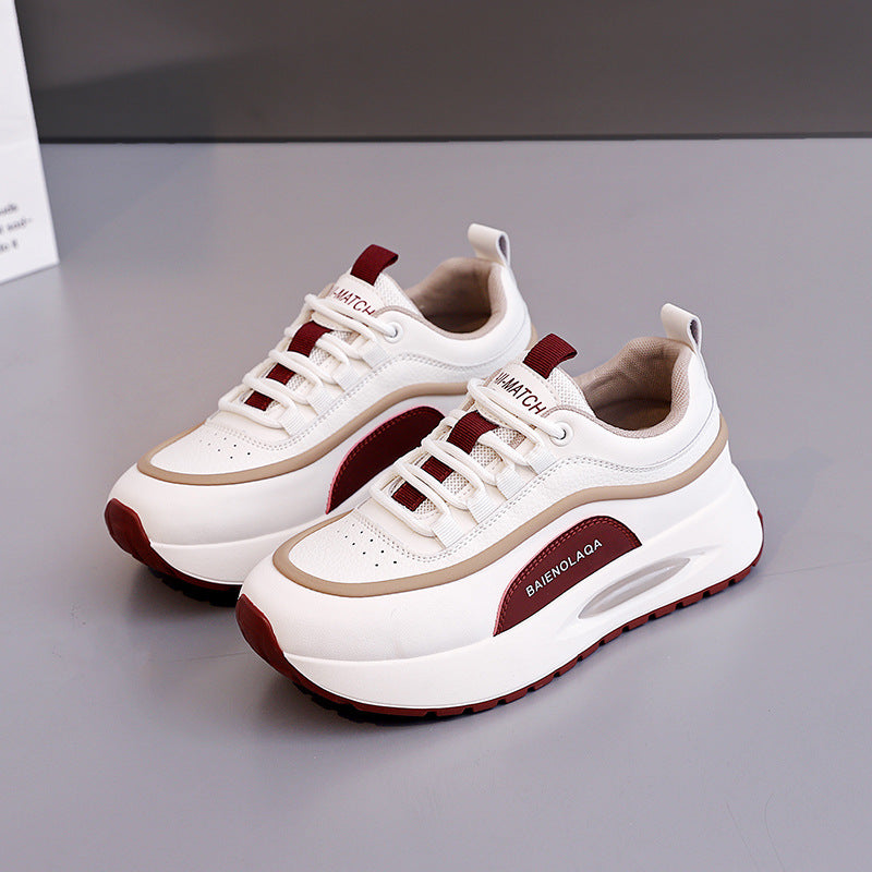 Damen Sportliche Sneakers mit dämpfender Plattform und atmungsaktivem Obermaterial EB