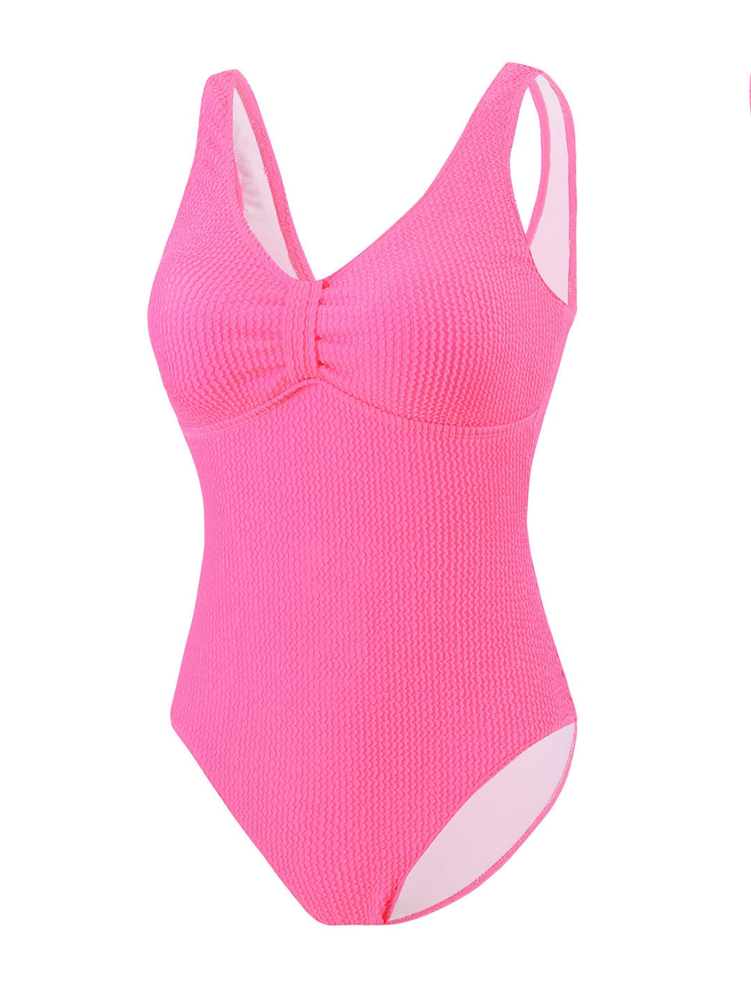 Damen Einteiliger Badeanzug mit raffinierten Rippstrick-Details EB