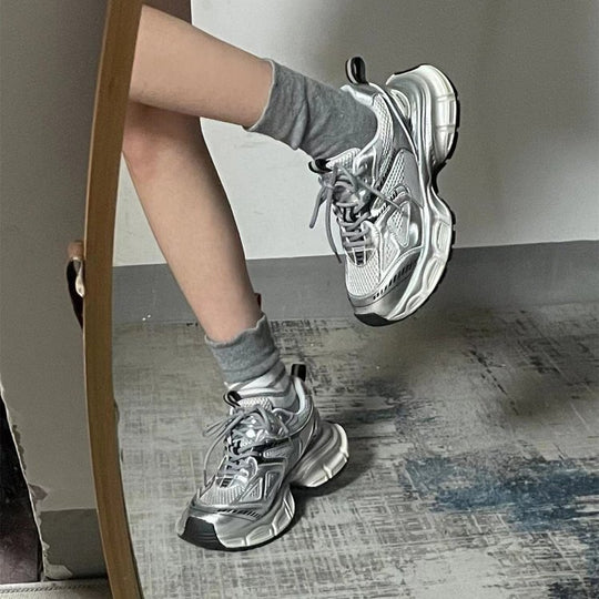 Damen Sportliche Laufschuhe mit atmungsaktivem Obermaterial und bequemer Dämpfung EB