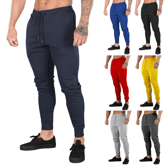 Herren Sportliche Freizeithose mit seitlichem Reißverschluss und elastischem Bund EB