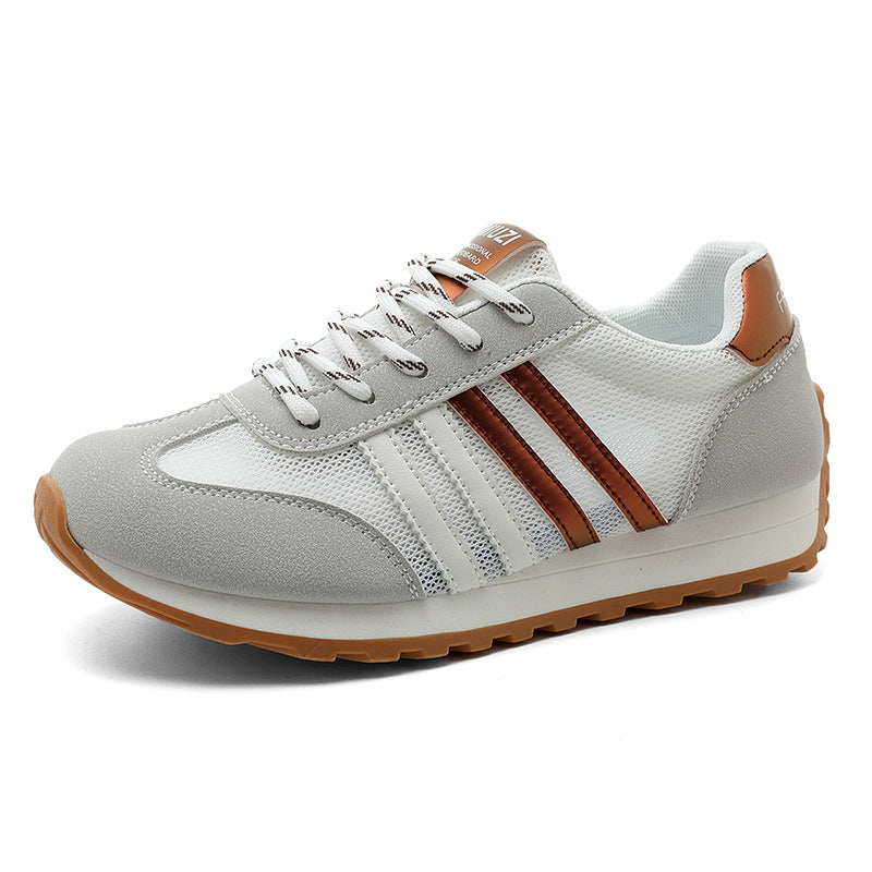 Damen Sportliche Sneakers mit atmungsaktiver Mesh-Oberfläche und rutschfester Laufsohle EB