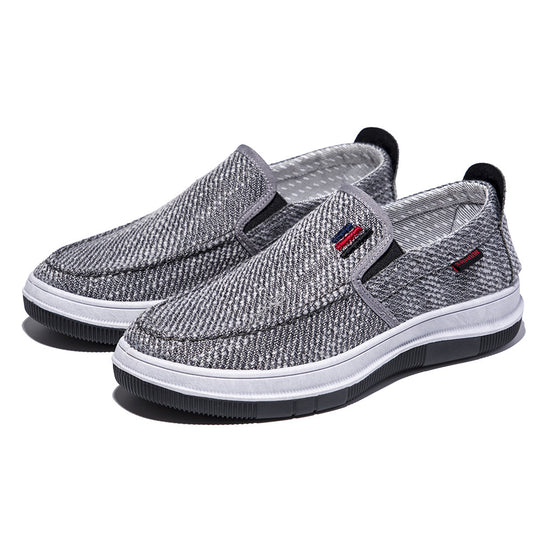 Damen Gemütliche Slip-On Schuhe mit atmungsaktiver Oberflächenstruktur EB