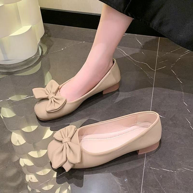 Damen Ballerinas mit eleganter Schleifenverzierung EB