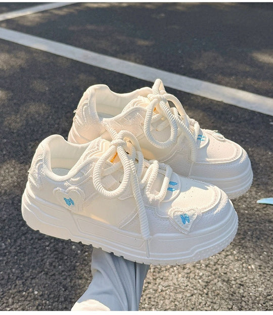 Damen Trendige Chunky Sneakers mit verspieltem Design und flexibler Sohle EB