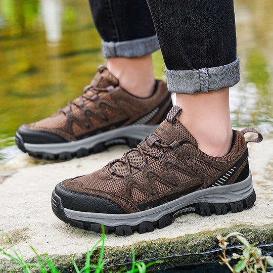 Damen Robust verarbeitete Outdoor-Schuhe mit rutschfester Sohle und atmungsaktivem Obermaterial EB