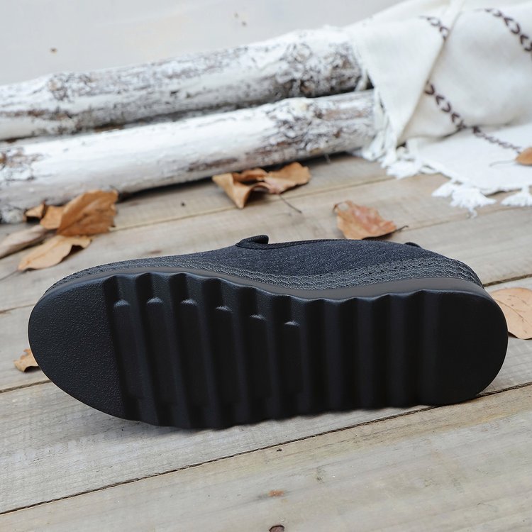 Damen Komfortable Slip-On Schuhe mit flexiblem Obermaterial und weicher Sohle EB