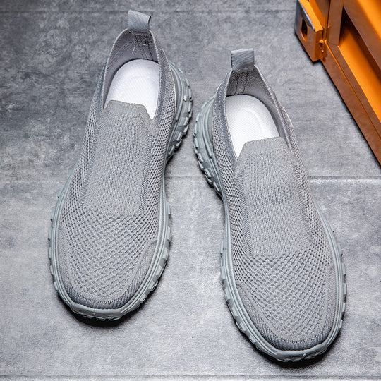 Damen Bequeme Slip-On Laufschuhe mit atmungsaktivem Obermaterial EB
