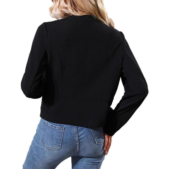 Damen Feine Kurzjacke mit strukturiertem Design und eleganten Details EB