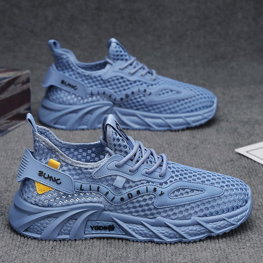 Damen Sportliche Mesh-Sneaker mit atmungsaktivem Obermaterial und innovativem Dämpfungssystem EB