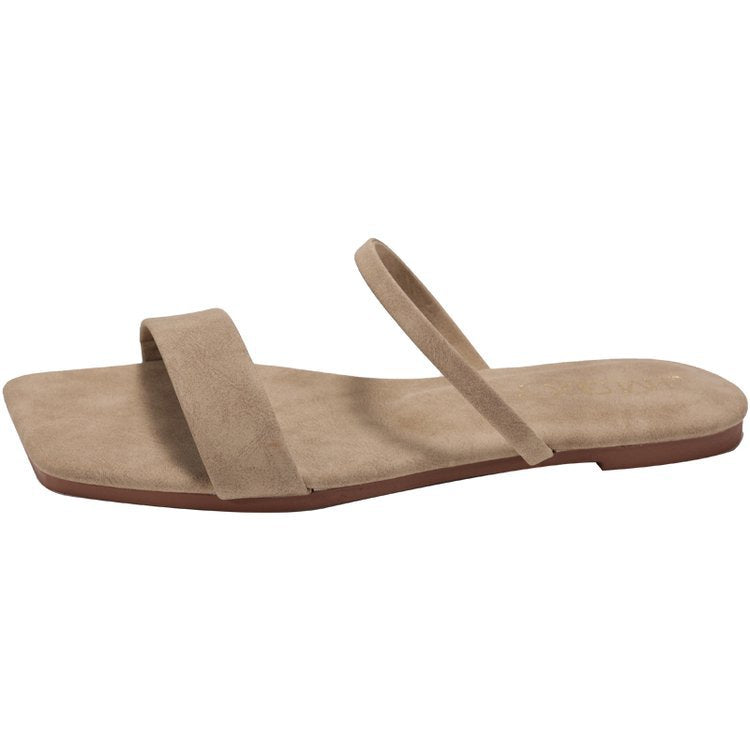 Damen elegante Minimalistische Riemchen-Sandalen EB
