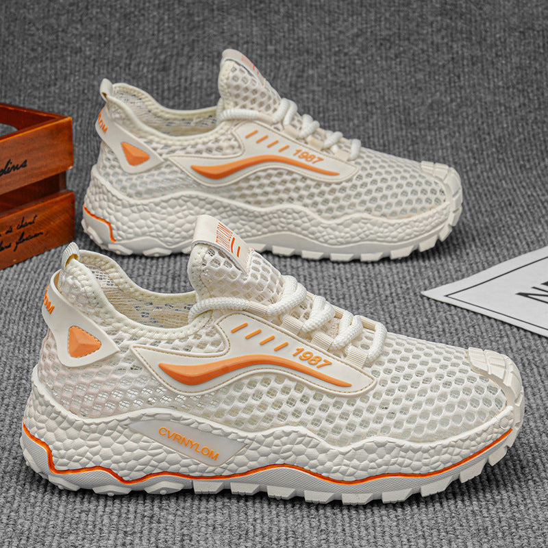 Damen Atmungsaktive Lauf-Sneaker mit rutschfester Sohle und flexibler Dämpfung EB