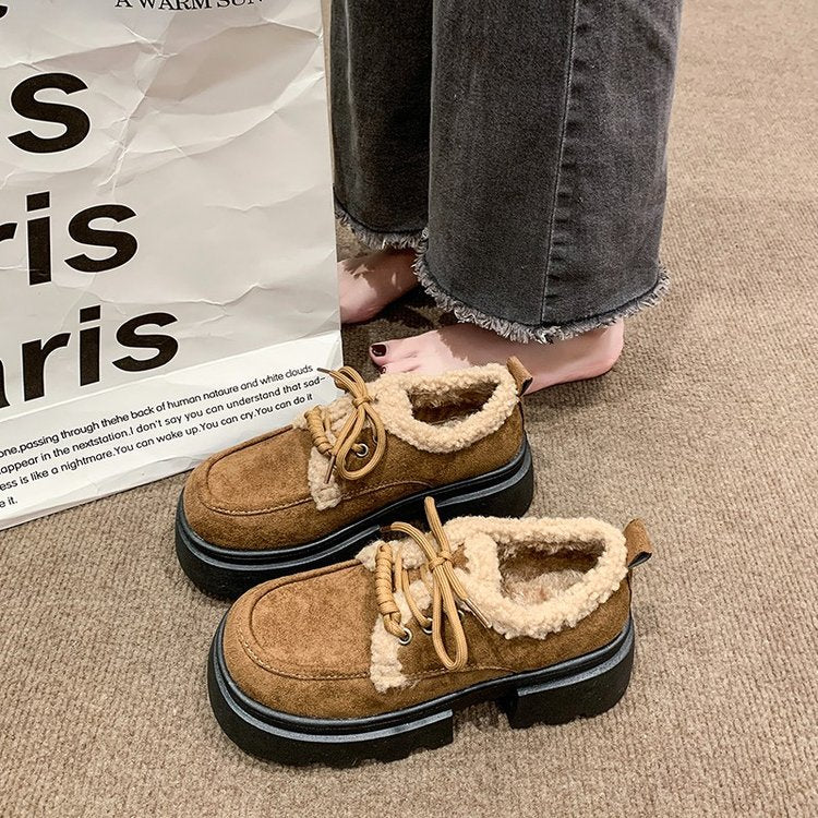 Damen gefütterte Laufsohlen-Stiefeletten EB