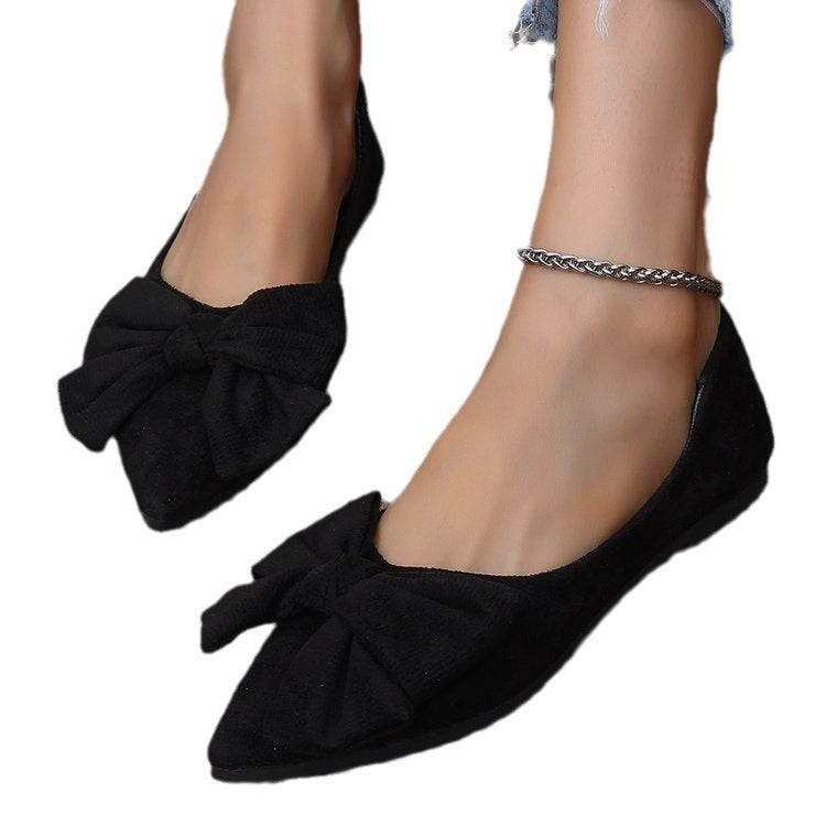 Damen Ballerinas mit dekorativem Schleifen-Detail EB