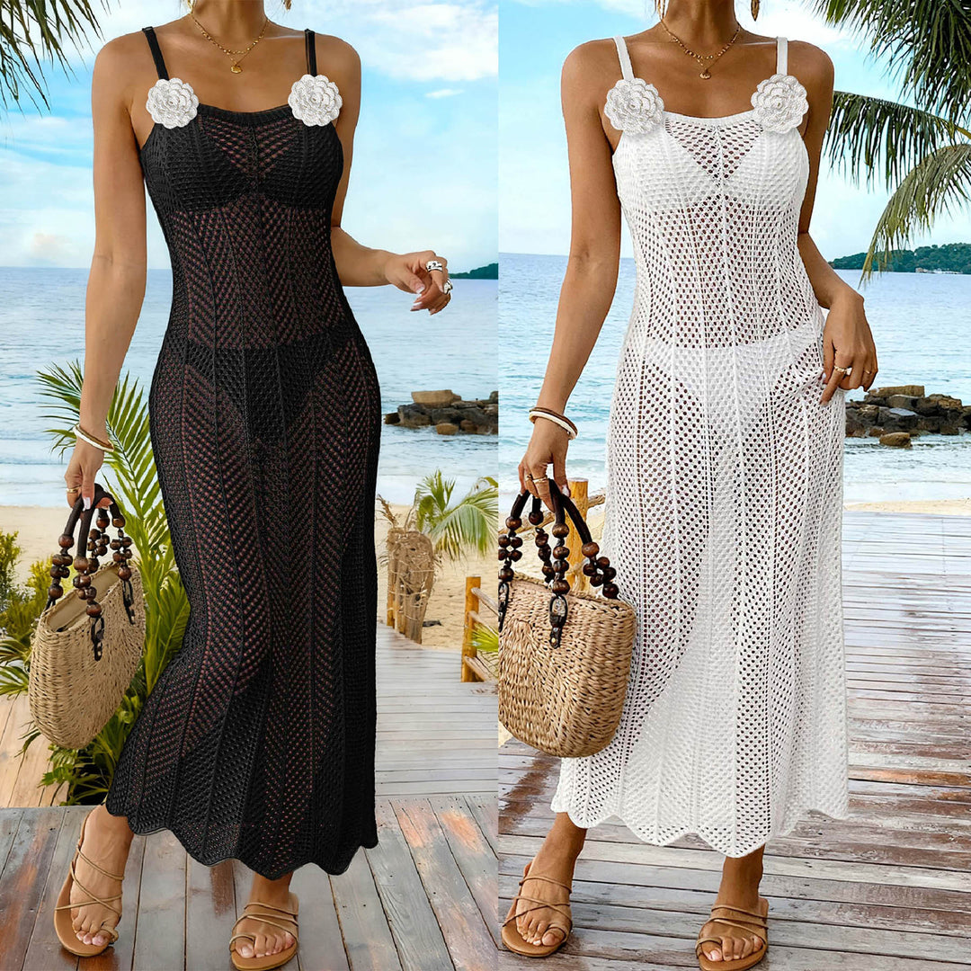 Damen transparenter Strandsarong mit elegantem Design EB