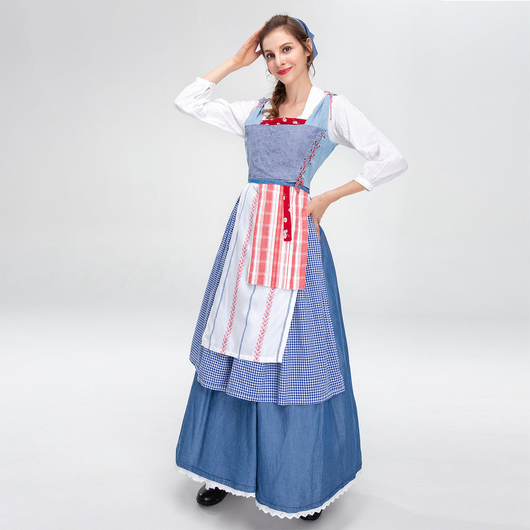 Damen Trachtenkleid mit nostalgischem Design und aufwendigen Details EB
