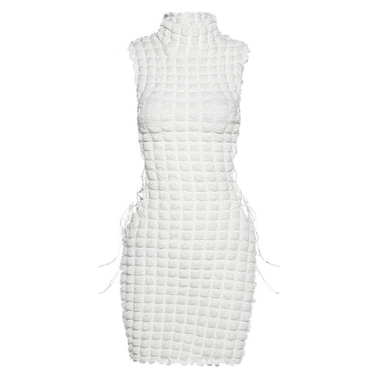 Damen Bodycon Kleid mit raffiniertem Strukturdesign EB