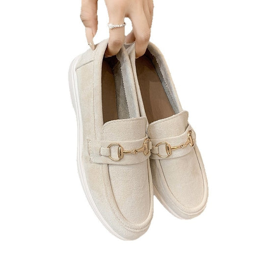 Damen Mokassins mit elegantem Ketten-Detail EB