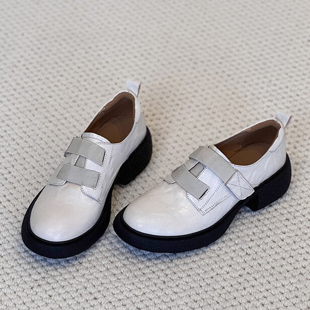 Damen bequeme Schnürschuhe mit elastischen Riemen EB