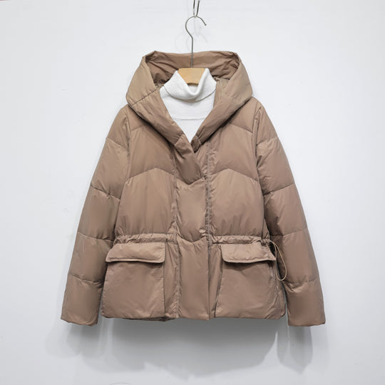 Damen Wintersteppjacke mit stylishen Taschen und Kapuze EB
