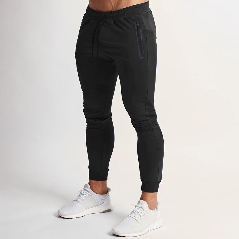 Herren Slim-Fit Jogginghose mit praktischen Reißverschlusstaschen EB