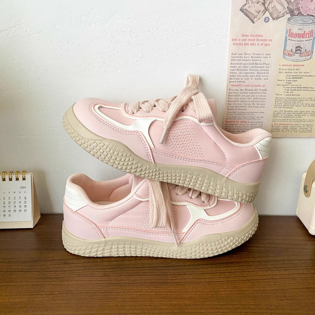 Damen Komfortable Sneakers mit atmungsaktiver Mesh-Oberfläche und rutschfester Sohle EB