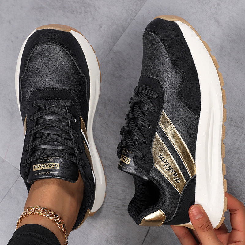 Damen Sportliche Freizeit-Sneaker mit atmungsaktivem Obermaterial und komfortabler Dämpfung EB