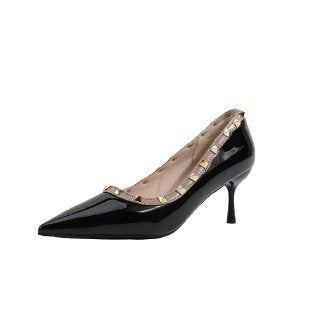 Damen elegante Stiletto-Pumps mit Glitzerverzierungen EB