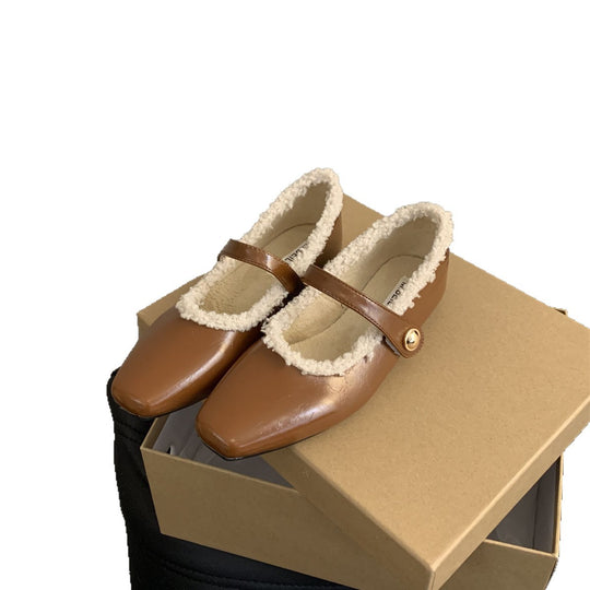 Damen Ballerinas mit modischem Riemchen und weichem Innenfutter EB