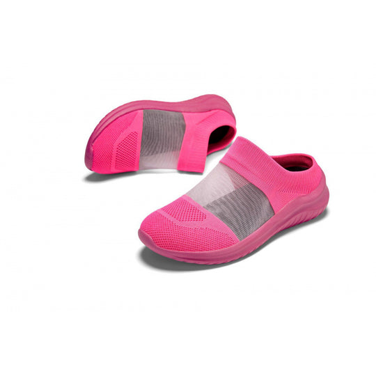 Damen bequeme Clogs aus atmungsaktivem Obermaterial EB