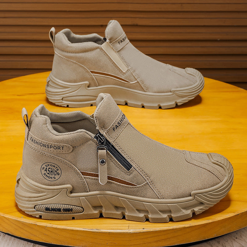 Damen Modische Stiefel mit praktischem Reißverschluss und dämpfendem Komfort EB