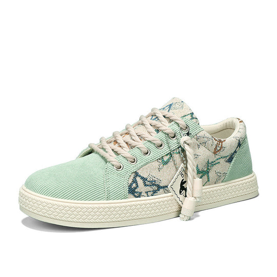 Damen Modische Sneakers mit einzigartigem Textil-Design EB