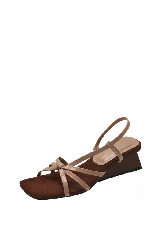 Damen Elegante Slingback-Sandalen mit modischem Riemen und komfortablem Absatz EB
