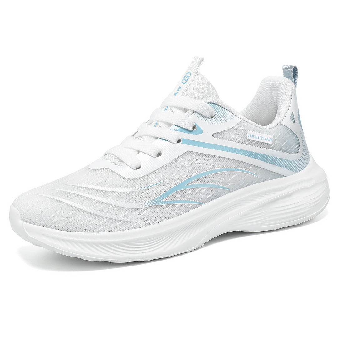 Damen nan atmungsaktiver Lightweight-Laufschuh mit dämpfender Wellen-EVA-Sohle und nahtlosem Mesh-Obermaterial EB