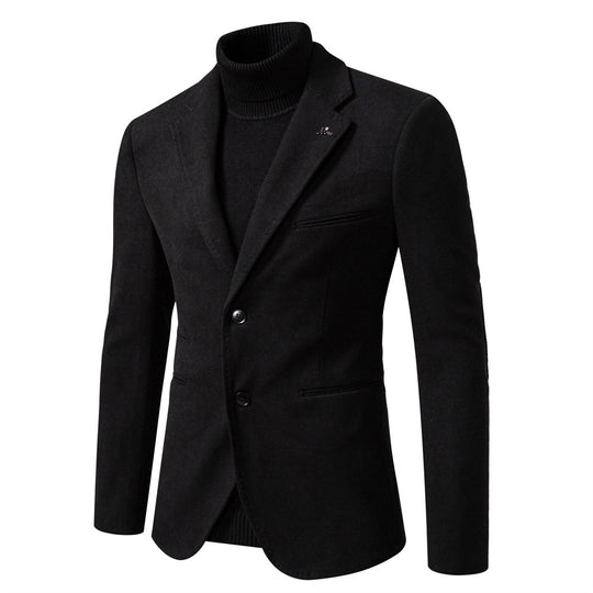 Herren Blazerjacke mit hohem Kragen EB