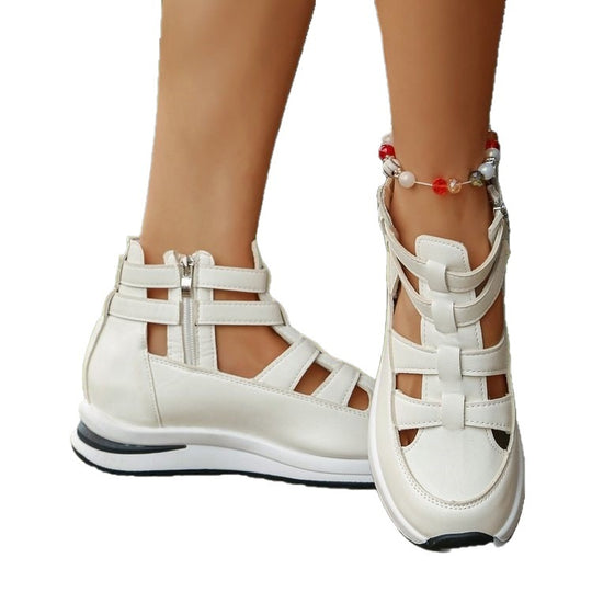 Damen Sportliche High-Top Sneakers mit atmungsaktivem Obermaterial EB